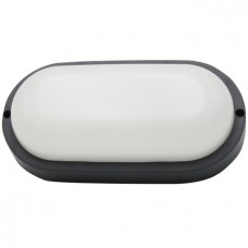 Φωτιστικό Επίτοιχο LED 12W 230V 1200lm 4000K Λευκό Φως Ημέρας Polycarbonate Γραφίτη IP54 21-2051211